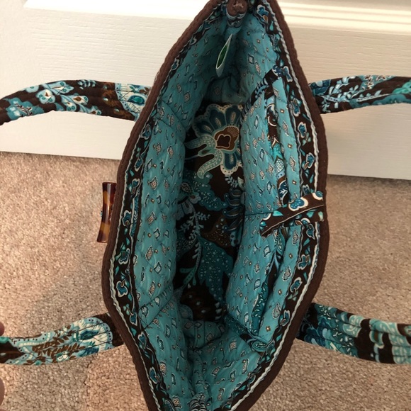 Vera Bradley Java blue small handbag - Picture 3 of 3